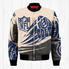 Load image into Gallery viewer, Indianapolis Colts NFL Balls Bomber Jacket Apparel Gift For Fans L0711-23