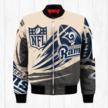 Load image into Gallery viewer, Los Angeles Rams NFL Balls Bomber Jacket Apparel Gift For Fans L0711-19