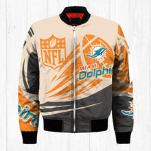 Load image into Gallery viewer, Miami Dolphins NFL Balls Bomber Jacket Apparel Gift For Fans L0711-18