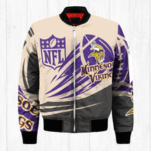 Load image into Gallery viewer, Minnesota Vikings NFL Balls Bomber Jacket Apparel Gift For Fans L0711-17