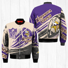 Load image into Gallery viewer, Minnesota Vikings NFL Balls Bomber Jacket Apparel Gift For Fans L0711-17