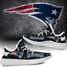 Load image into Gallery viewer, New England Patriots NFL Like Yeezy Shoes Lightning Black Edition Gift For Fans T0811-V08-13