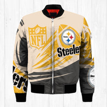 Load image into Gallery viewer, Pittsburgh Steelers NFL Balls Bomber Jacket Apparel Gift For Fans L0711-10