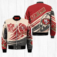 Load image into Gallery viewer, San Francisco 49ers NFL Balls Bomber Jacket Apparel Gift For Fans L0711-09