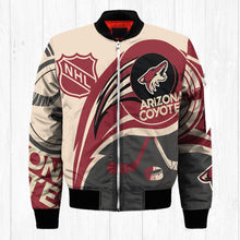 Load image into Gallery viewer, Arizona Coyotes NHL Balls Bomber Jacket Apparel Gift For Fans L0711-08