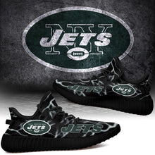 Load image into Gallery viewer, New York Jets NFL Like Yeezy Shoes Lightning Black Edition Gift For Fans T0811-V08-9