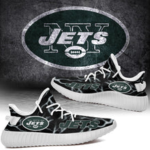 Load image into Gallery viewer, New York Jets NFL Like Yeezy Shoes Lightning Black Edition Gift For Fans T0811-V08-9