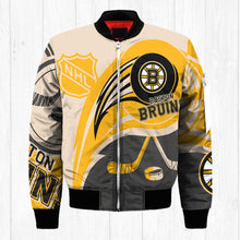 Load image into Gallery viewer, Boston Bruins NHL Balls Bomber Jacket Apparel Gift For Fans L0711-07