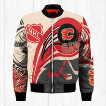Load image into Gallery viewer, Calgary Flames NHL Balls Bomber Jacket Apparel Gift For Fans L0711-05