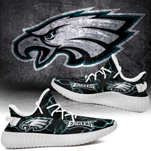 Load image into Gallery viewer, Philadelphia Eagles NFL Like Yeezy Shoes Lightning Black Edition Gift For Fans T0811-V08-7