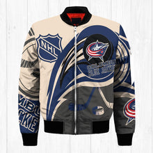 Load image into Gallery viewer, Columbus Blue Jackets NHL Balls Bomber Jacket Apparel Gift For Fans L0711-01