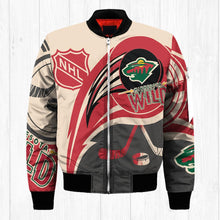 Load image into Gallery viewer, Minnesota Wild NHL Balls Bomber Jacket Apparel Gift For Fans L0711-26