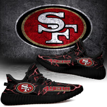 Load image into Gallery viewer, San Francisco 49ers NFL Like Yeezy Shoes Lightning Black Edition Gift For Fans T0811-V08-5