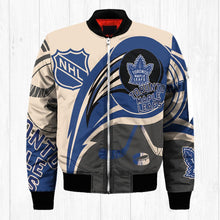Load image into Gallery viewer, Toronto Maple Leafs NHL Balls Bomber Jacket Apparel Gift For Fans L0711-14