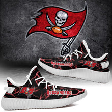 Load image into Gallery viewer, Tampa Bay Buccaneers NFL Like Yeezy Shoes Lightning Black Edition Gift For Fans T0811-V08-3